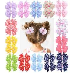 1Piece - arcos de cabelo de fita com clipe - meninas do bebê - flor