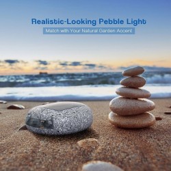 LED Stone - Pebbles - Waterproof - Rock Light - Solar LampSolar lighting