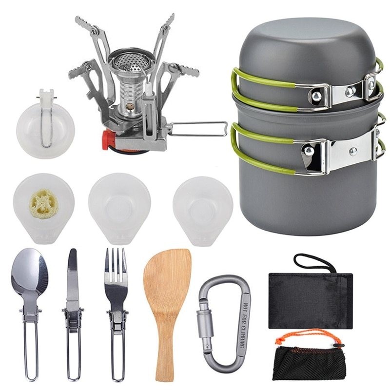 Ao ar livre - Picnic - Louça - Camping Pot - Conjunto Ao ar livre - Picnic - Louça - Camping Pot - Conjunto