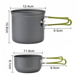 Ao ar livre - Picnic - Louça - Camping Pot - Conjunto