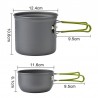 Ao ar livre - Picnic - Louça - Camping Pot - Conjunto