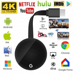 4K - TV Stick - HDMI - Media - Video Streamer - HD - Wireless - 5G - WiFi - Dongle Receiver - cromecast 3Electronics & Tools