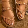 Flip-Flop - Buckle - Open Toe - Rhinestones - Slippers - WomenSandals