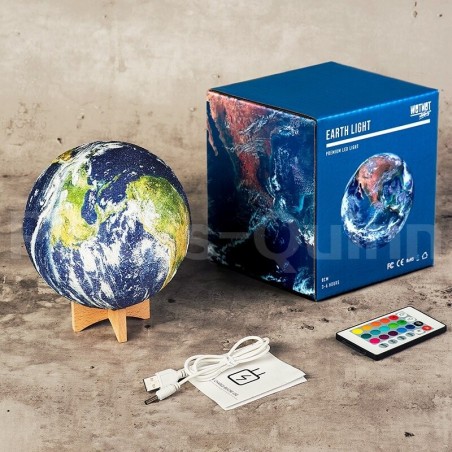 3D earth - galaxy night lamp - rechargeableLights & lighting