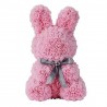 Coelhinho de Páscoa feito de infinity rosas flores - 45 cm