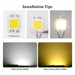 110V - 220V - Chip LED - 10W - 20W - 30W - 50W