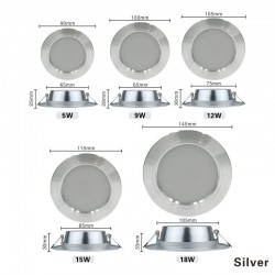 5W - 9W - 12W - 15W - 18W - Led Downlight - 220V