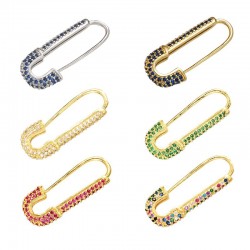 Broche de cristal doce - Multi cores