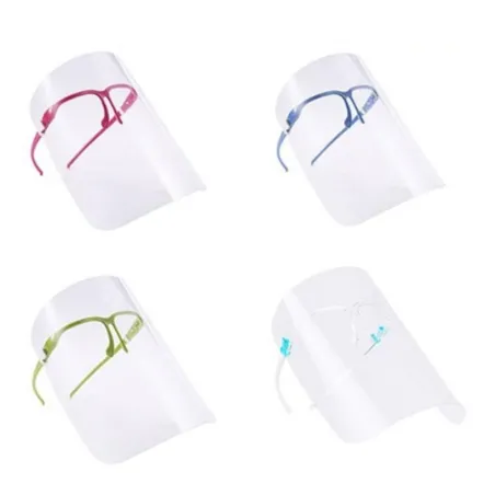 5 Pcs - Anti-droplet - Máscara de segurança - Transparente - Cores aleatórias