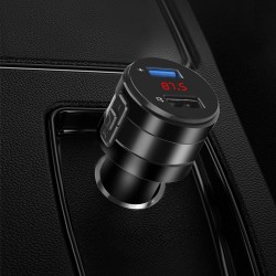 Handsfree - Bluetooth - 4.2 FM - Transmitter - Car Charger - Dual USB Adapter - MP3 PlayerExterior accessories