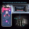 Handsfree - Bluetooth - 4.2 FM - Transmitter - Car Charger - Dual USB Adapter - MP3 PlayerExterior accessories
