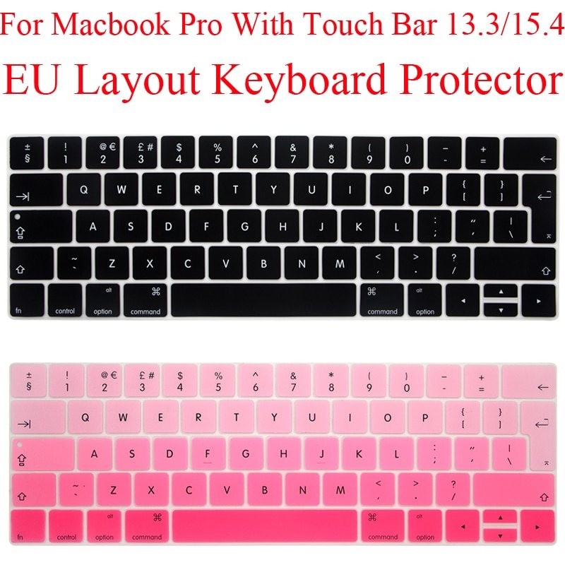 Protetor de teclado da UE - Macbook Pro 13 - 13.3 - Silicone - Proteção