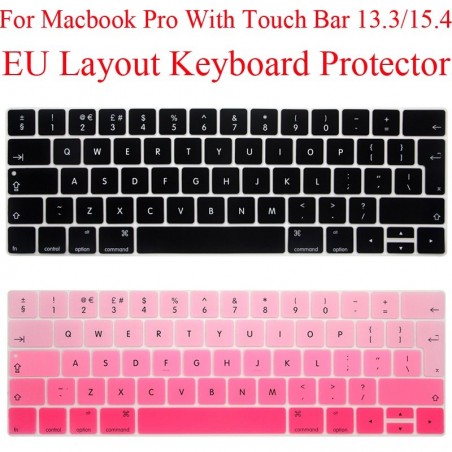 Protetor de teclado da UE - Macbook Pro 13 - 13.3 - Silicone - Proteção