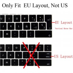 EU Keyboard Protector - Macbook Pro 13 - 13.3 - Silicone - ProtectionKeyboards