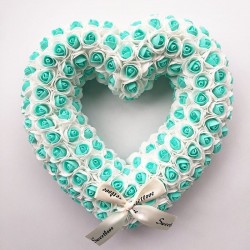 Heart shaped decoration - made of infinity rosesValentine's day