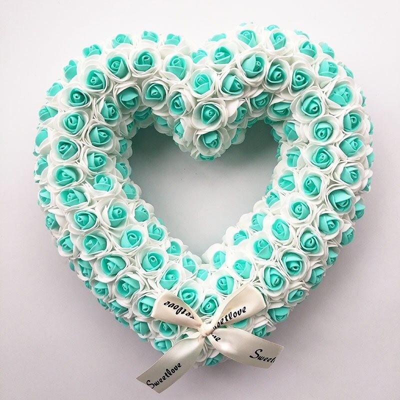 Heart shaped decoration - made of infinity rosesValentine's day