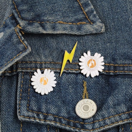 Lightning Daisy - Pins de esmalte - Brooches