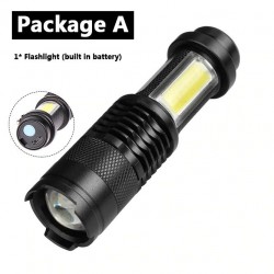 XP-G Q5 - Mini lanterna led - 2000 lumens - ajustável - impermeável