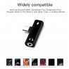 2 Em 1 - Tipo C - 3,5mm Jack - Earphone Charging Converter USB - Tipo C Telefones