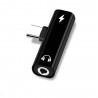 2 Em 1 - Tipo C - 3,5mm Jack - Earphone Charging Converter USB - Tipo C Telefones