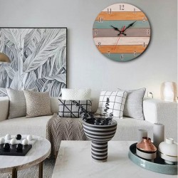Retro Wall Clock - Vintage - Wooden Roman CraftClocks