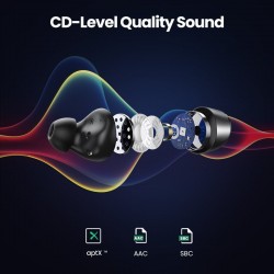 TWS Headphones - Wireless Bluetooth Earphones - Qualcomm Chip - True Wireless Stereo - EarbudsEar- & Headphones
