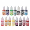 10ML - Epoxy - Resina - Pigmento - UV - Colorido Dye - Colorido - 15 cores