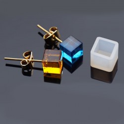 4 formas - fundição de silicone - molde de resina - DIY Jóias de resina