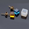 4 formas - fundição de silicone - molde de resina - DIY Jóias de resina