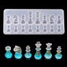 Molde de Silicone - Resina - Internacional Forma de xadrez - DIY.