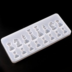Molde de Silicone - Resina - Internacional Forma de xadrez - DIY.