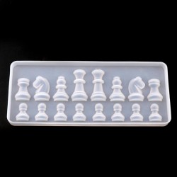 Molde de Silicone - Resina - Internacional Forma de xadrez - DIY.