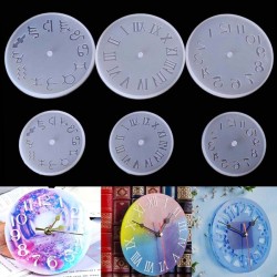 Molde de silicone - Relógio - 10/15cm - Resina - Ferramenta artesanal - DIY