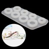 8Pcs - Anel de tamanhos variados - Molde de silicone - jóias de resina