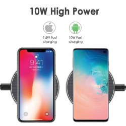 10W - Carregador sem fio rápido - iPhone XS Max XR 8 Plus - USB - Pad de carregamento