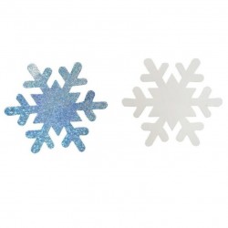 10 pares - Capas de mamilo - flocos de neve
