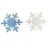 10 pares - Capas de mamilo - flocos de neve
