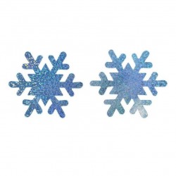 10 pares - Capas de mamilo - flocos de neve