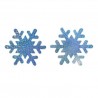 10 pares - Capas de mamilo - flocos de neve