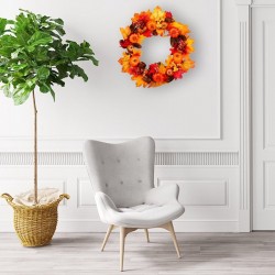 45cm - Abóbora - Exibição da porta dianteira - Halloween assustador
