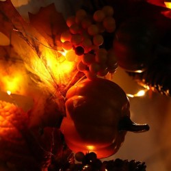 45cm - Abóbora - Exibição da porta dianteira - Halloween assustador