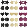 10pairs - Renda - Capas de mamilo - Estrela - Círculo - Coração