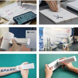 Impressora a jato de tinta - Print Pen - Mini Marker - Papel - Pele