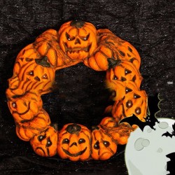 Halloween - Jack-o'-Lantern - LED - Abóbora - Porta Hanger