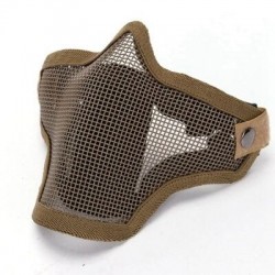 Airsoft - aço - metal - malha - Máscara de rosto - Acessórios de Paintball