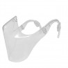 PM2.5 - protetora transparente boca / máscara facial - escudo plástico - reutilizável