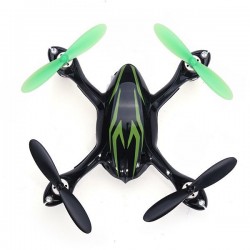 Hubsan X4 H107C - Atualizado 2.4G - 4CH - RC Drone Quadcopter - Modo 2 (Trota de mão esquerda) - Verde preto
