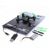 Hubsan X4 H107C - Atualizado 2.4G - 4CH - RC Drone Quadcopter - Modo 2 (Trota de mão esquerda) - Verde preto