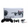 Hubsan X4 H107C - Atualizado 2.4G - 4CH - RC Drone Quadcopter - Modo 2 (Trota de mão esquerda) - Verde preto