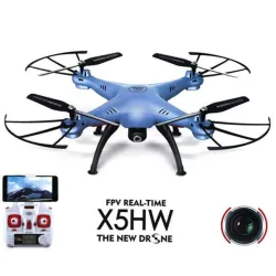 Syma X5HW - WIFI - FPV - HD Camera - 2.4G - 4CH - 6 eixos - RC Drone Quadcopter - Modo verde 2 (atropelação de mão esquerda)